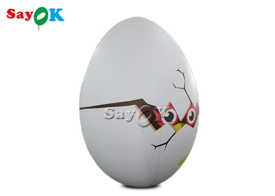Los huevos inflables coloridos del pájaro de los productos inflables de encargo de la decoración de Pascua forman el globo