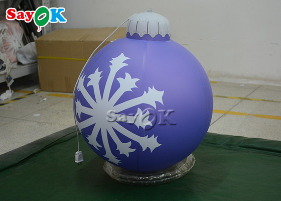 Navidad de encargo del jardín de 3M el 10ft adornó la bola inflable para el día de fiesta