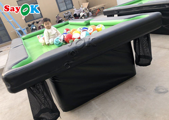 Mesa de billar inflable sellada aire inflable del PVC del juego que rueda 0.9m m con el soporte
