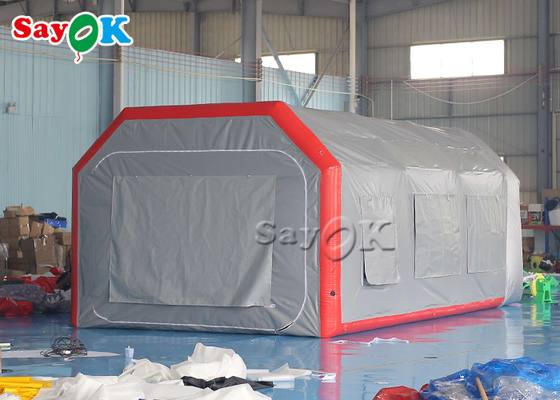 La tienda inflable Grey Airtight Inflatable Air Tent del trabajo explota la pintura del coche de la cabina de espray