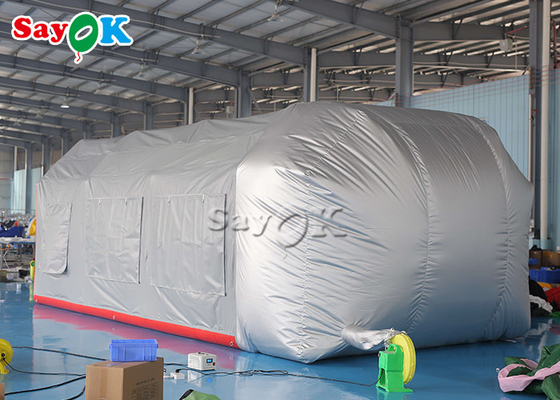 La tienda inflable Grey Airtight Inflatable Air Tent del trabajo explota la pintura del coche de la cabina de espray