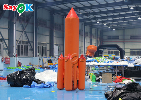 Los juegos inflables promocionales de los deportes del acontecimiento inflable gigante de los 5m explotan el juego de Rocket