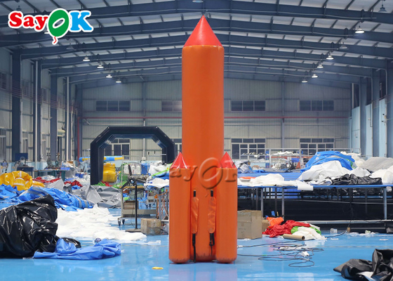 Los juegos inflables promocionales de los deportes del acontecimiento inflable gigante de los 5m explotan el juego de Rocket