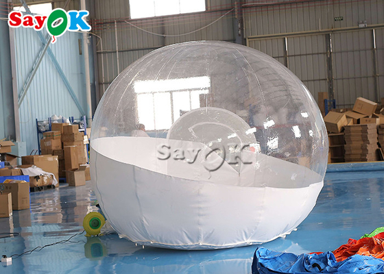 Bóveda clara transparente inflable de la tienda inflable del aire del acontecimiento de la tienda que acampa 3x2.5mH el 10x9ft con el túnel