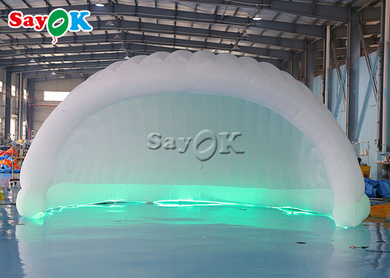El casco portátil del semicírculo de la tienda inflable del aire forma la tienda inflable de la etapa