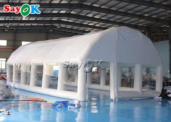 Bóveda hermética transparente de la tienda los 0.55Mm del Pvc de la tienda inflable inflable grande del aire para la cubierta de la piscina