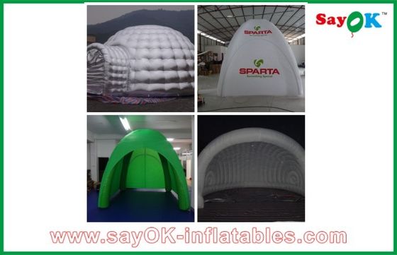 Ir al aire libre carpa inflable exterior tela de oxford o pvc blanco campamento carpas inflables en venta