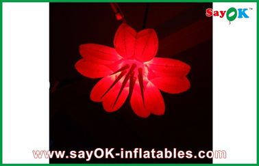 La decoración inflable modificada para requisitos particulares hermosa de la iluminación llevó la flor inflable para la venta