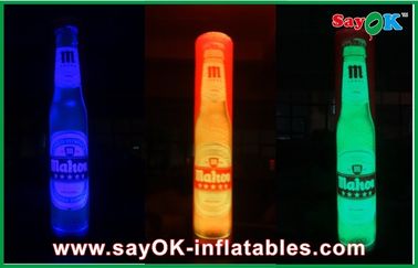 Pilar inflable de la publicidad LED, decoración inflable de la columna de la iluminación con la impresión del logotipo