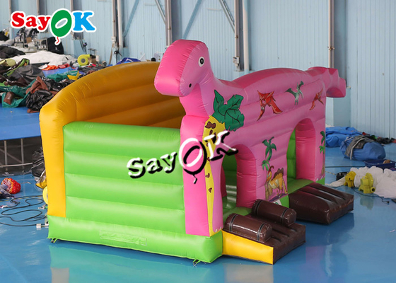 Castillo animoso modificado para requisitos particulares de los niños del parque de atracciones de T-Rex del tema inflable del dinosaurio