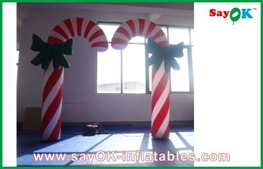 Luces de la Navidad inflables del bastón de caramelo de la decoración de la iluminación de H2.5m