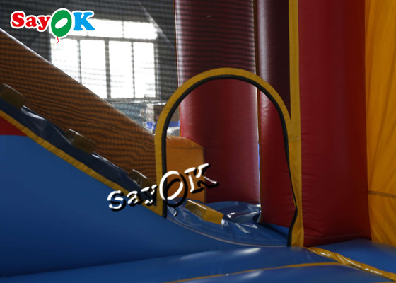 impresión de salto inflable de Digitaces de la diapositiva del castillo de los niños de los 5.18m el 17ft