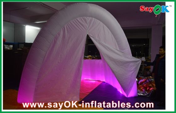 Tienda de exhibición de LED inflable para exteriores, barra de LED inflable de trabajo