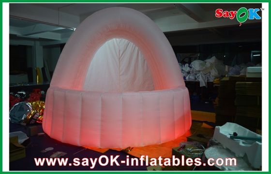 Tienda de exhibición de LED inflable para exteriores, barra de LED inflable de trabajo