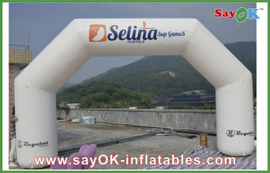 Arco inflable del PVC del pórtico inflable 0.4m m, arco inflable de la meta para la decoración de apertura