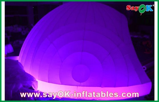Tenda inflable LED personalizada para fiestas / exposiciones Casco Club nocturno Tenda inflable para fiestas