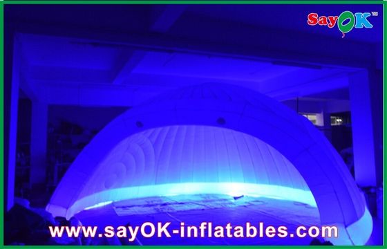 Tenda inflable LED personalizada para fiestas / exposiciones Casco Club nocturno Tenda inflable para fiestas