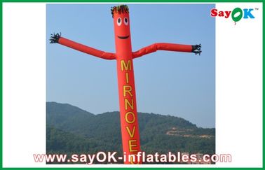 Bailarín/cielo inflables del aire de la publicidad durable de nylon de Inflatable Red Rip-Stop del bailarín del cielo