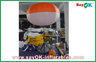bola llevada inflable del trípode del paño del nilón de los 2m, haciendo publicidad de la decoración inflable de la iluminación del LED
