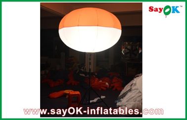 bola llevada inflable del trípode del paño del nilón de los 2m, haciendo publicidad de la decoración inflable de la iluminación del LED