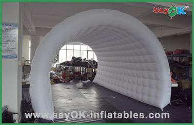 Tienda inflable blanca del aire del acontecimiento de la prenda impermeable, tienda inflable modificada para requisitos particulares del aire de Outwell del túnel