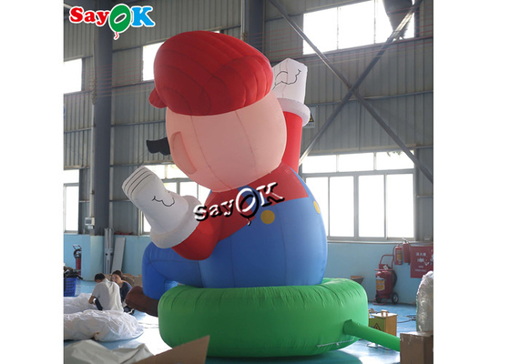 gigante Oxford Mario For Festival Decoration estupendo inflable de los 4m el 13ft