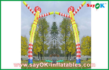 Bailarín inflable H3m - H8m del aire de la publicidad durable de nylon de la Rasgón-parada de 2 piernas