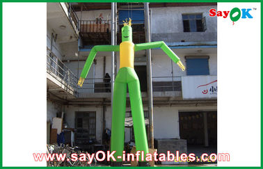 Bailarín inflable H3m - H8m del aire de la publicidad durable de nylon de la Rasgón-parada de 2 piernas