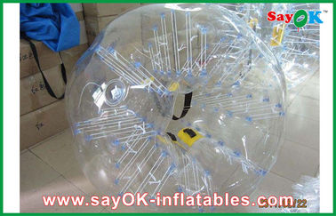 Bola inflable del tope del cuerpo del diámetro de los juegos inflables 0.6m m TPU el 1.5m de los deportes del PVC