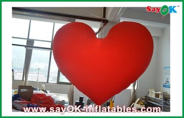 La decoración llevada inflable roja de la iluminación del corazón del acontecimiento/llevó la decoración inflable
