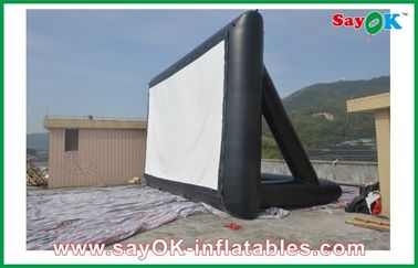 Pantalla de cine inflable del patio trasero del paño profesional inflable de la pantalla de cine, pantalla al aire libre inflable para los acontecimientos