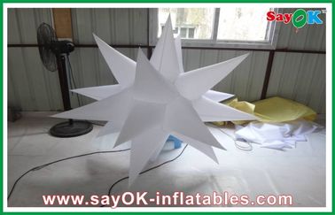 estrella inflable de iluminación llevada inflable Decoratiom de la decoración del diámetro del 1.5m