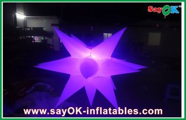 estrella inflable de iluminación llevada inflable Decoratiom de la decoración del diámetro del 1.5m