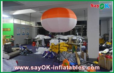 Bola llevada inflable del trípode del paño de nylon, decoración de iluminación llevada inflable de la bola