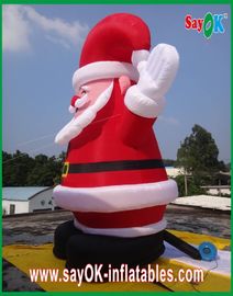 Rojo inflable de Decoratio de los personajes de dibujos animados de Papá Noel del gigante de la Navidad