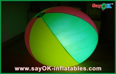 decoración inflable de la iluminación de la bola del diámetro del acontecimiento de los 2m con la iluminación del LED