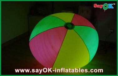 decoración inflable de la iluminación de la bola del diámetro del acontecimiento de los 2m con la iluminación del LED