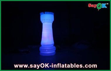 Decoración inflable de la iluminación del pilar del diámetro los 2m con 16 diversos colores