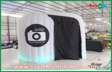 Tienda Foto-que toma inflable de la pequeña de la foto de la cabina cabina inflable portátil de la foto con la iluminación llevada