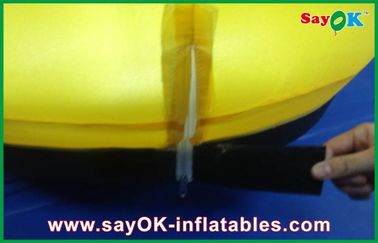 Inflatables inflables amarillos de la botella/de la calidad comercial de vino del poliéster