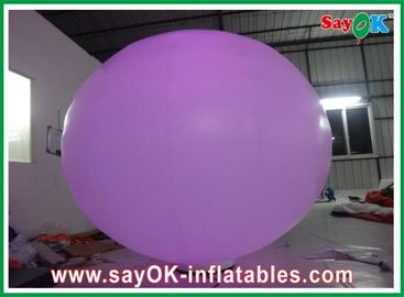 decoración inflable de la iluminación de 2 metros, globo ligero inflable con la bola de tierra