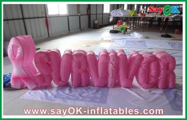 Vaya de fiesta la decoración inflable roja del paño de nylon/las letras inflables