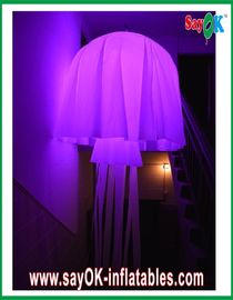 Decoración inflable de la iluminación del banquete de boda/de los acontecimientos, medusa inflable del paño de nylon 190T