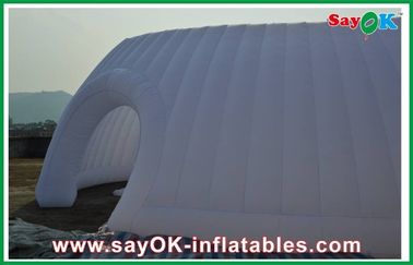Tienda inflable del aire del banquete de boda de la tienda del paño inflable gigante al aire libre de Oxford, tienda del aire del diámetro los 5m para acampar