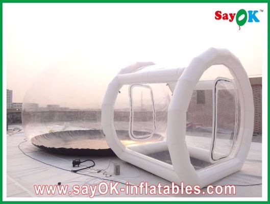 Cúpula carpa inflable comercial carpa de campamento de burbuja transparente inflable para nuestra puerta