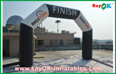 Arco inflable del arco los 6M X 3M Inflatable Start Line de la raza para el paño/PVC de Oxford de la campaña publicitaria