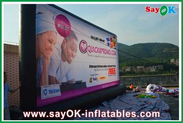 Cartelera inflable L9M X H5M For Advertising de la pantalla de la pantalla de cine inflable al aire libre inflable del PVC