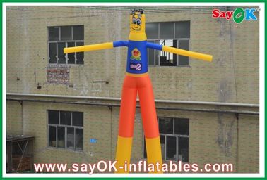 Bailarín inflable Wind-Resistant Height del aire del aire del hombre del paño de nylon inflable de la Rasgón-parada los 2M - los 8M