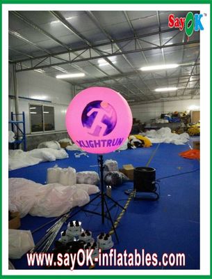 El RGB enciende SGS de nylon inflable ROHS del paño de la decoración 190T de la iluminación con el soporte