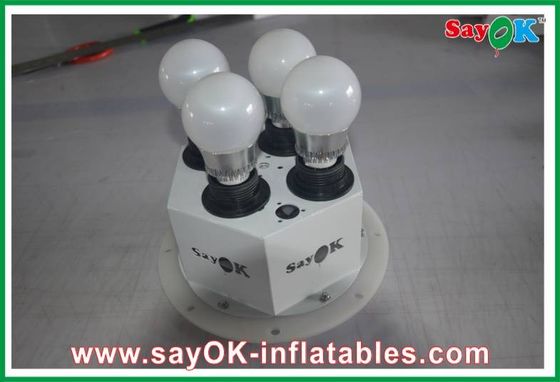 El RGB enciende SGS de nylon inflable ROHS del paño de la decoración 190T de la iluminación con el soporte